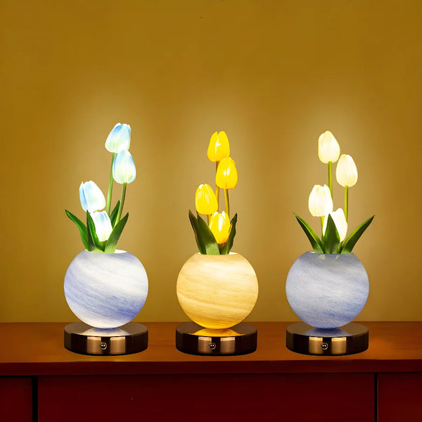 The Tulip Bouquet Lamp — Rechargeable LED