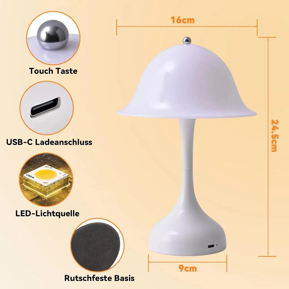 The Glow Table Lamp — Tri-Tone Dimmable