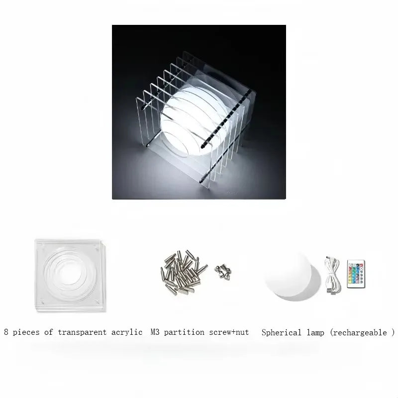 The Halo Moon Lamp — Suspended Ambient Light