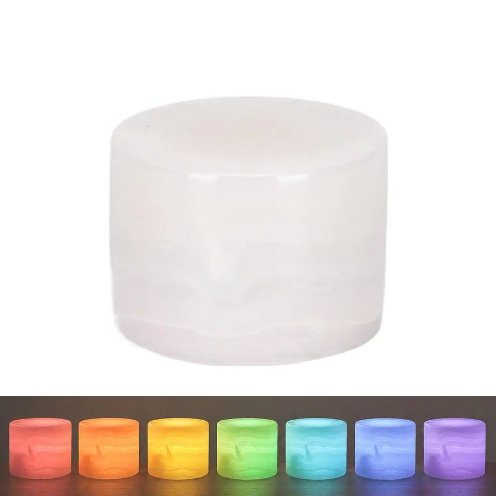 Natural Onyx Marble Touch Table Lamp Type-C Rechargeable Home Holiday LED Atmosphere Lamp Creative Multi-color Gradient Light