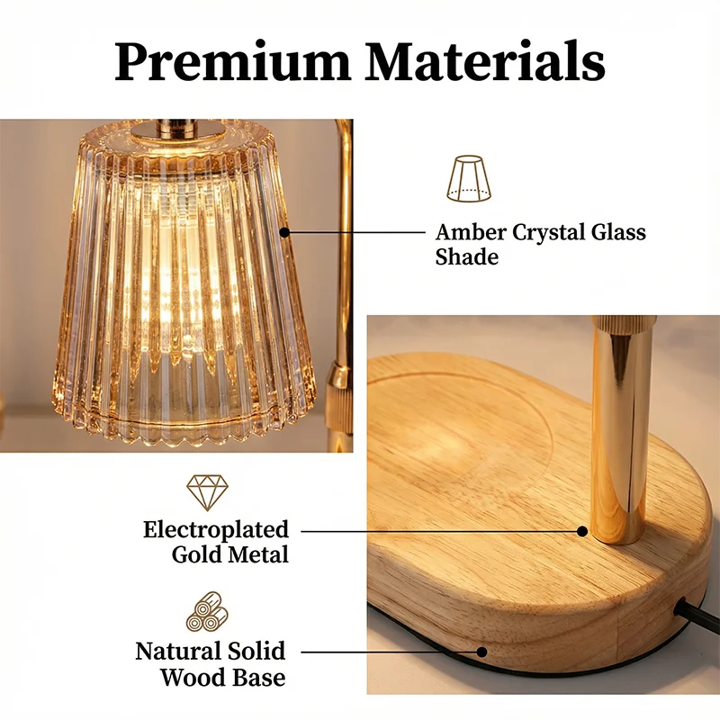 The Flameless Candle Warmer — Dimmable with Timer