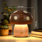 The Wildwood Mushroom Lamp — Solid Wood LED