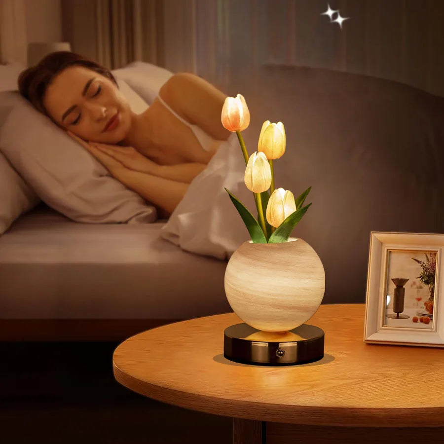 The Tulip Bouquet Lamp — Rechargeable LED
