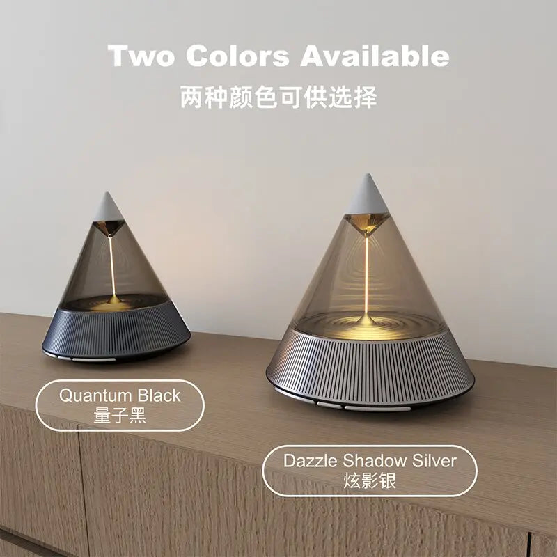Creative Aromatherapy Atmosphere Lamp BT Speaker Quantum Light Bedroom Bedside Hifi Sound High Quality Wireless Stereo Subwoofer