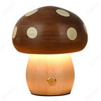The Wildwood Mushroom Lamp — Solid Wood LED