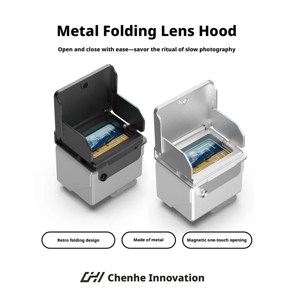 CHI 28mm/40mm/35mm/50mm Camera Universal Metal Waist-Level Viewfinder Focal length Dot Sight Viewfinder Hood CHINOTECHS