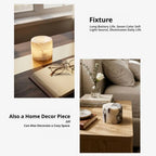 Natural Onyx Marble Touch Table Lamp Type-C Rechargeable Home Holiday LED Atmosphere Lamp Creative Multi-color Gradient Light