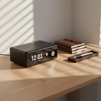 Wireless Charging Speaker Desktop Clock Speaker Compact Bluetooth Speaker Alarm Desktop Clock Speaker Home Electronics Snooze