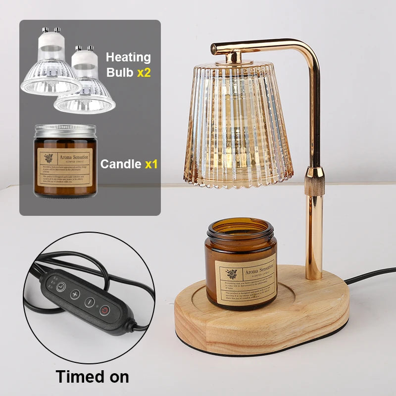 The Flameless Candle Warmer — Dimmable with Timer