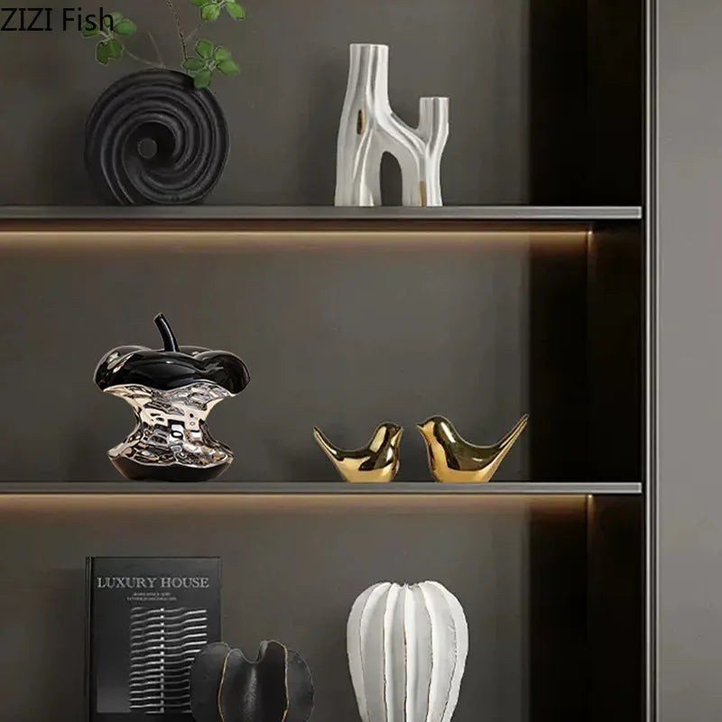 50 Stunning Simulated Apple Ceramic Ornaments - Elevate Your Home & Office Decor Now!