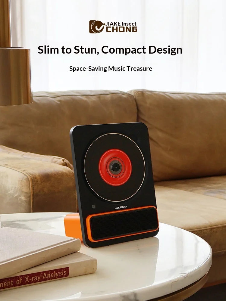JAEK AUDIO C30 CD Player Wireless Bluetooth Minimalist Music Album Player HiFi Audio All-in-one Machine Phonograph Record Player