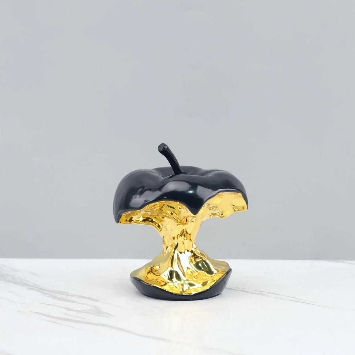 Electroplating Art Resin Carving Apples, Pear Statues, Living Room Decoration, Fruit Model Sculpture Crafts, Home Decoration