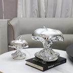 Electroplating Art Resin Carving Apples, Pear Statues, Living Room Decoration, Fruit Model Sculpture Crafts, Home Decoration