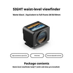 CHI 28mm/40mm/35mm/50mm Camera Universal Metal Waist-Level Viewfinder Focal length Dot Sight Viewfinder Hood CHINOTECHS
